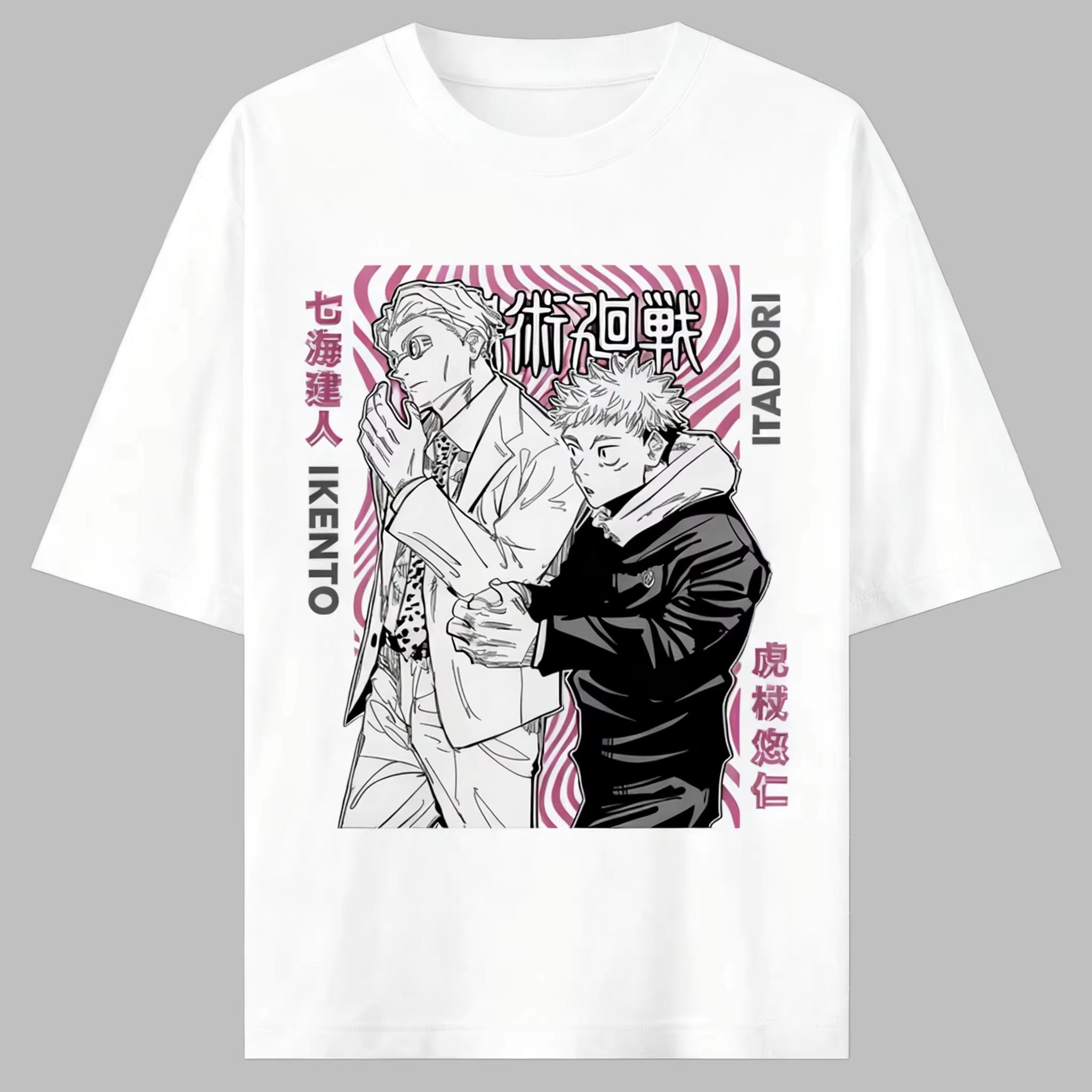 

Jujutsu Kaisen Anime Nanami Kento Printed Tshirt Unisexs and Womens Tshirt Unisexs Top Sports Tshirt 2026 Summer New Tee 4XL