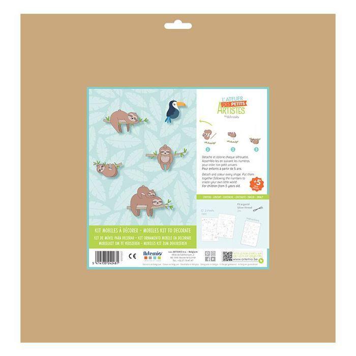 Sloth Mobile Decorating Kit for Kids