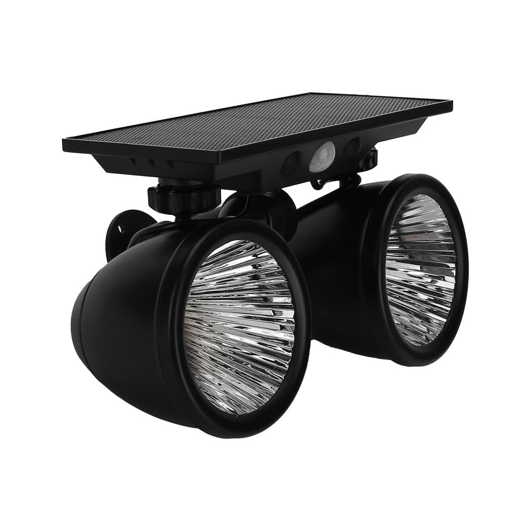 Solar Projection Light Human Body Induction TwoColor Solar Lawn Lamp for Garden Plants