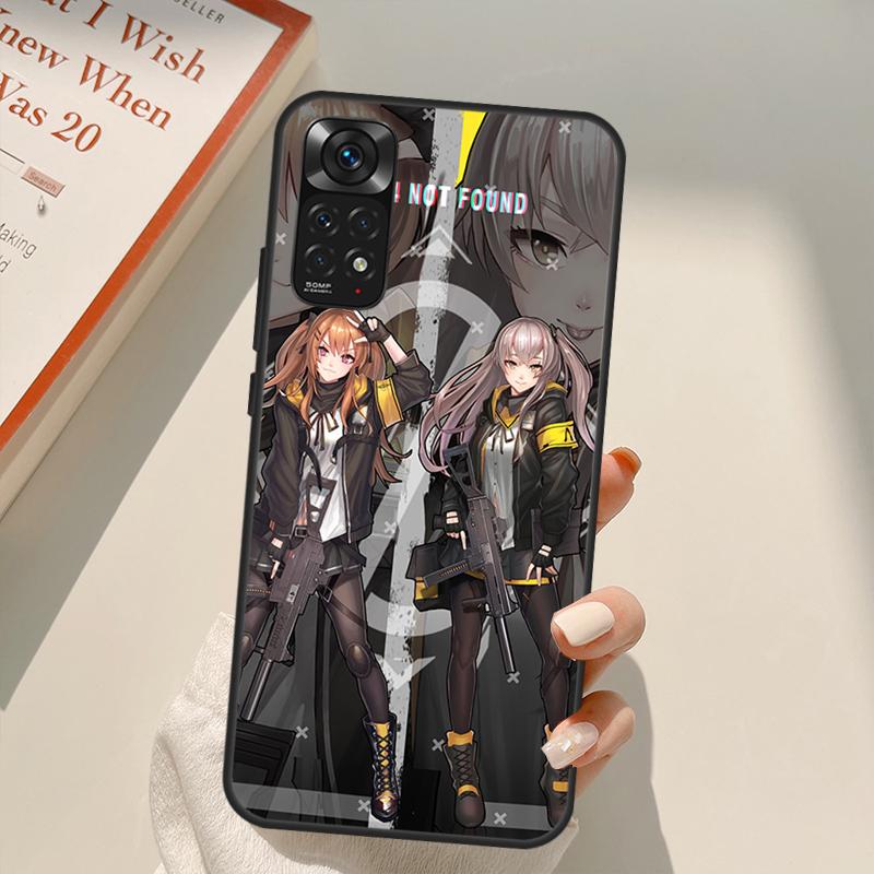 Girls Frontline Game Case For Xiaomi Redmi Note 10 8 9 11 Pro 8T 9S 10S 11S Redmi 10C 9C 9A 9T K50 K40 Gaming