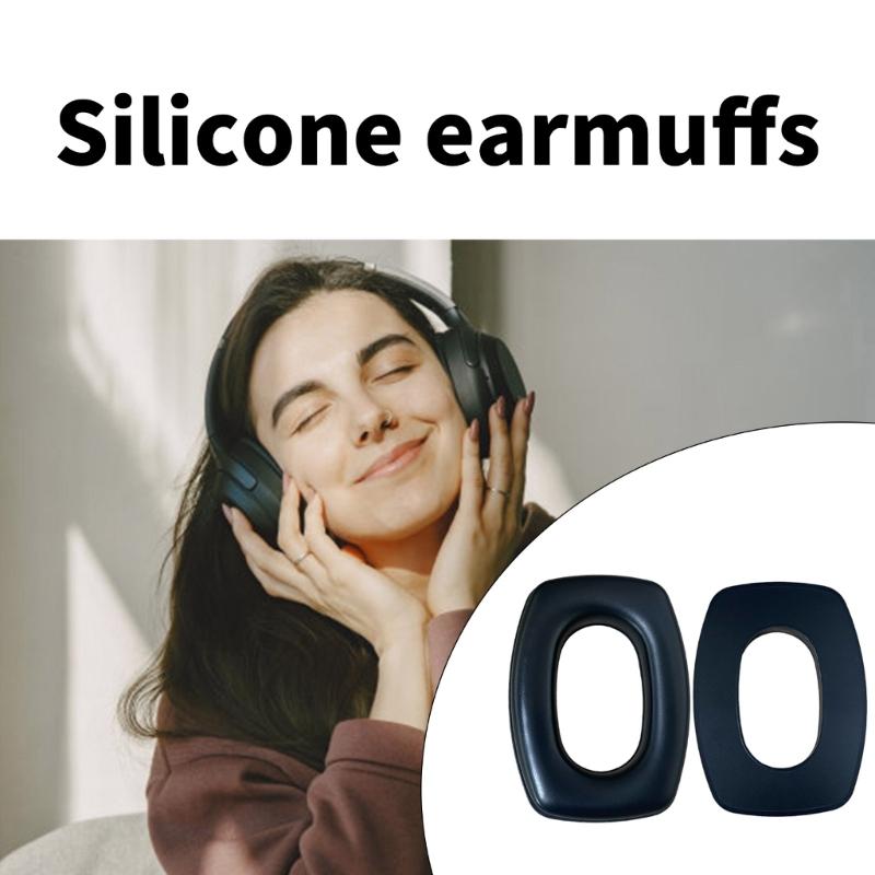 Silicone Ear Cushions Noise Reduction Comfortable and Breathable For Leight by Impact Headphones