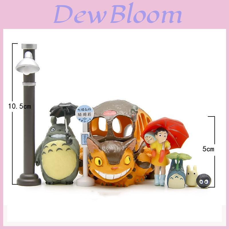 Atemberaubendes Mein Nachbar Totoro Pvc Mei Katzenbus Figurenset für Sammler und Fans