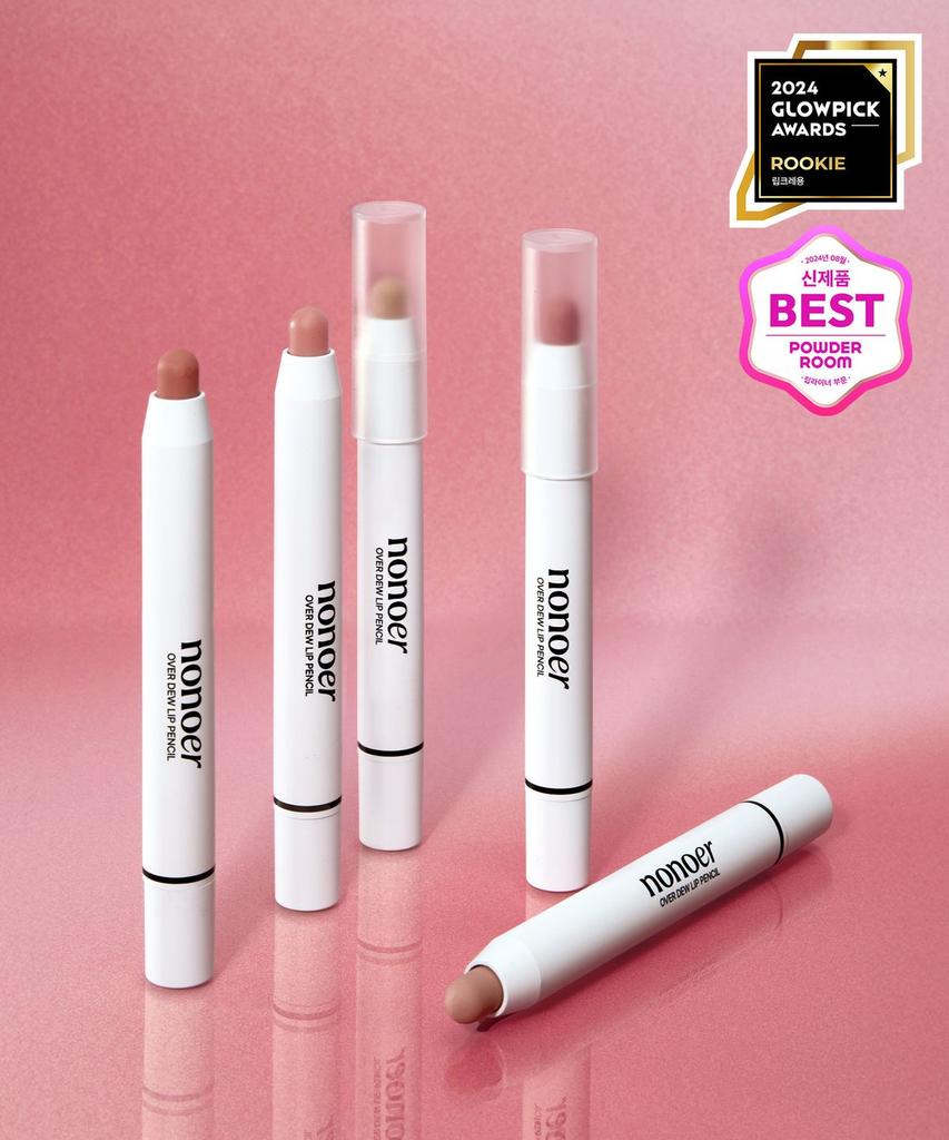 [2PACK] Over Dew Lip Pencil + Shine Rock Lip Tint (Select 2 from 18 shades)