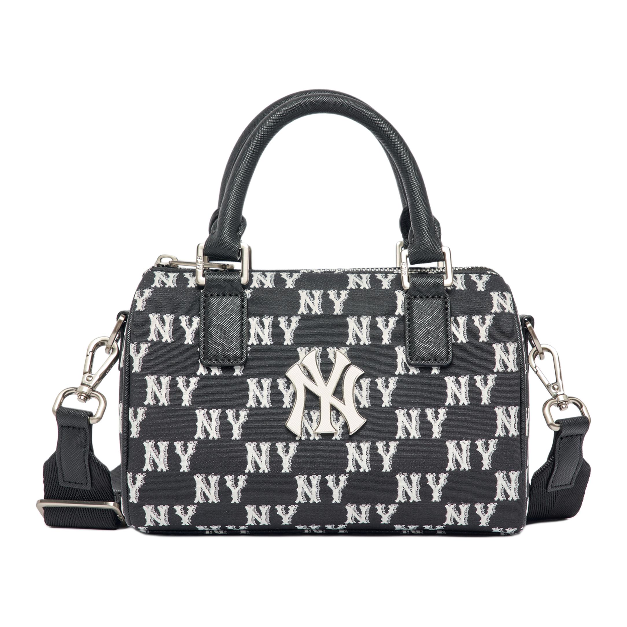 

Новая сумка кроссбоди на одно плечо из полиэстера MLB New York Yankees с искусственной кожей, женская, панда, черно-белая, 3ABWS013N-50BKS 20.1*9.9*13.0CM