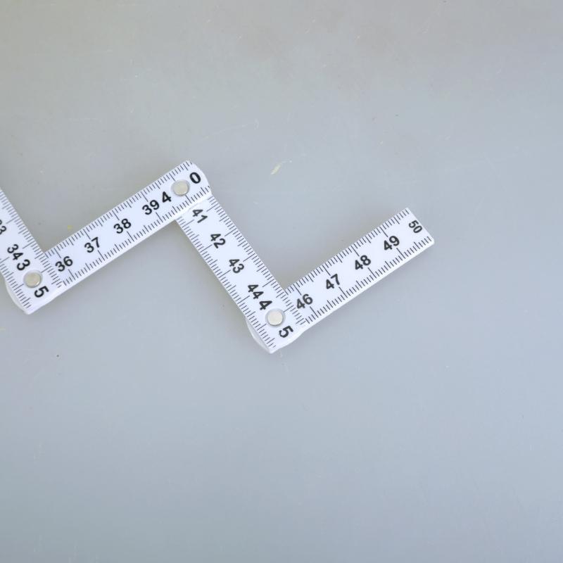 Sturdy Folding Rulers Keychain Convenient Folding Ruler Keychains 50cm Length Ruler For Convenient Measurement