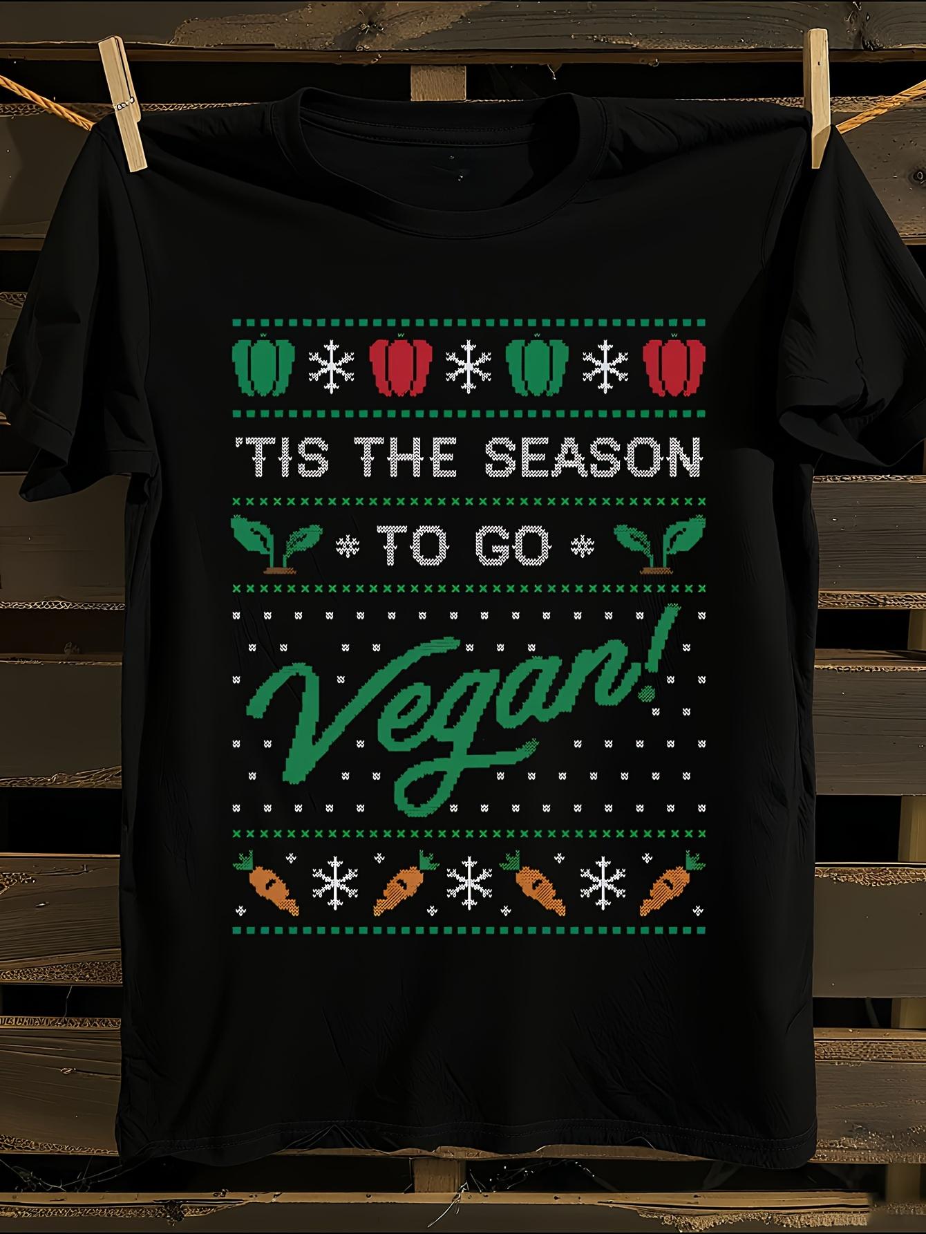 s Vegan Christmas T-shirt S