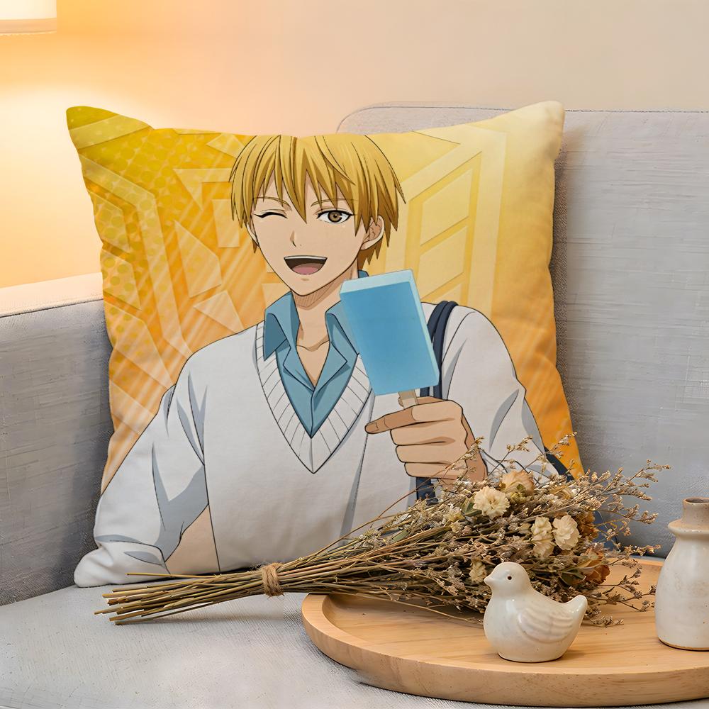 Cushion Cover Linen SkinFriendly Soft Decorative Case For Sofa Home Decor Hot Anime KKurokos Basketball Pillow cover