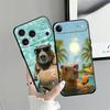 Cute Capybara Soft Back Phone Cover Case for iPhone 12 13 Mini 7 8 17 16 Pro Max X XS XR 15 Plus SE 11 17Air 14