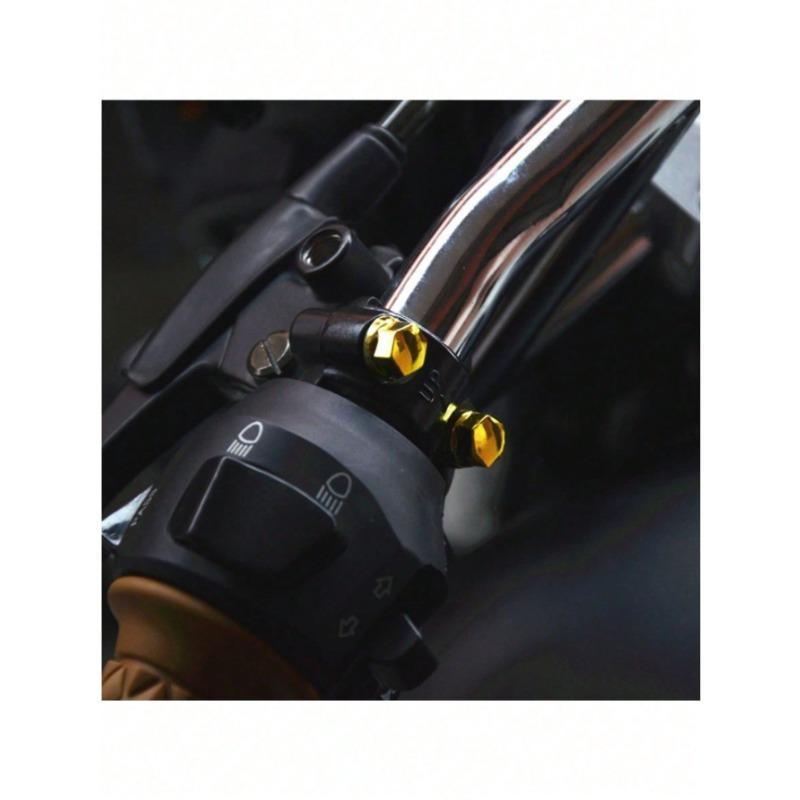 30pcs/Pack Motorcycle Screw Cover Motorcycle Body Plastic Decoration Kit Nut Shaped Cover Motorcycle Modification Accessories Screw Cover