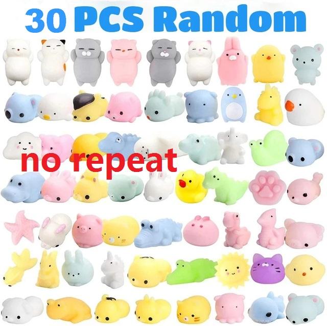 50-5PCS Kawaii Squishies Mochi Anima Squishy Hračky pro děti Antistresový míček Squeeze Party Favorities Hračky pro úlevu od stresu k narozeninám