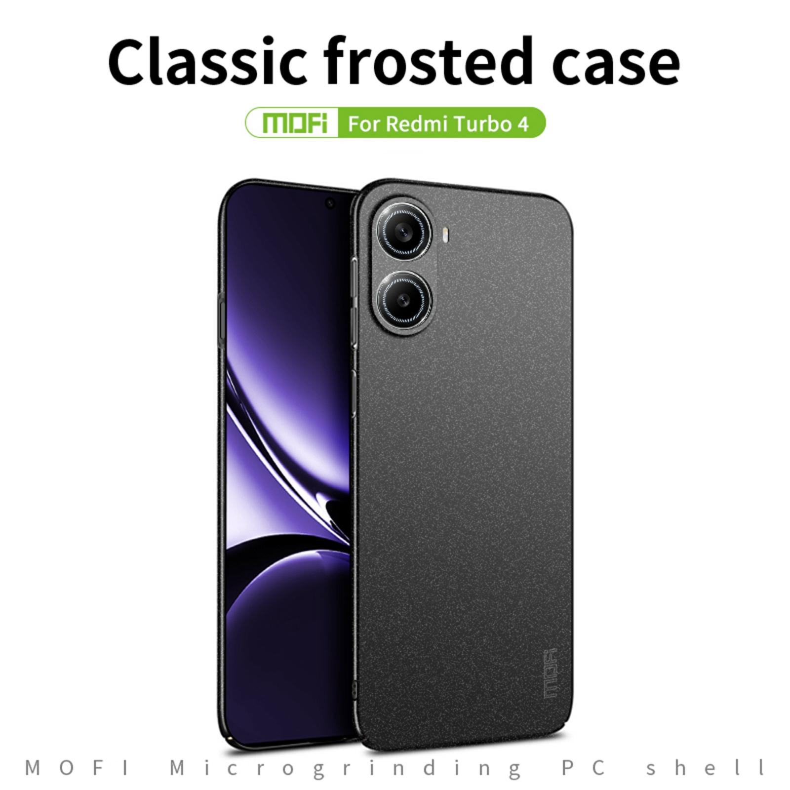 

For Xiaomi Redmi Turbo 4 5G PC Case MOFI Shield Matte Series Slim Fit Phone Cover Blue