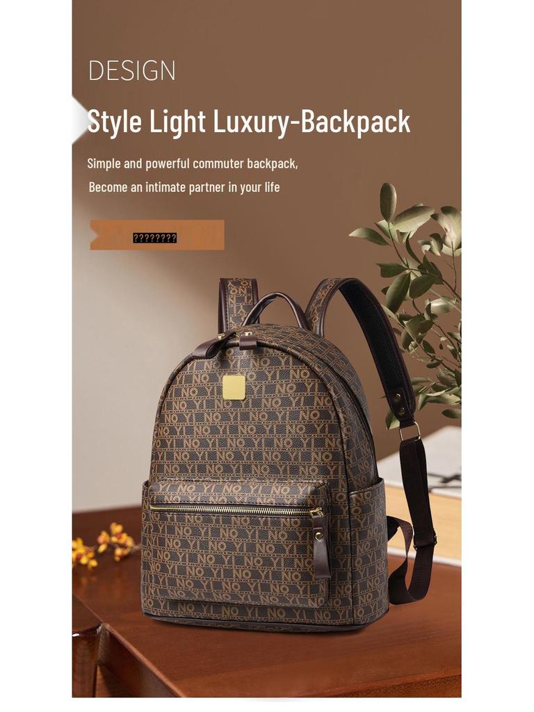 Wodoodporny plecak damski o dużej pojemności w koreańskim stylu – wszechstronny, modny i idealny do szkoły lub dojazdów.