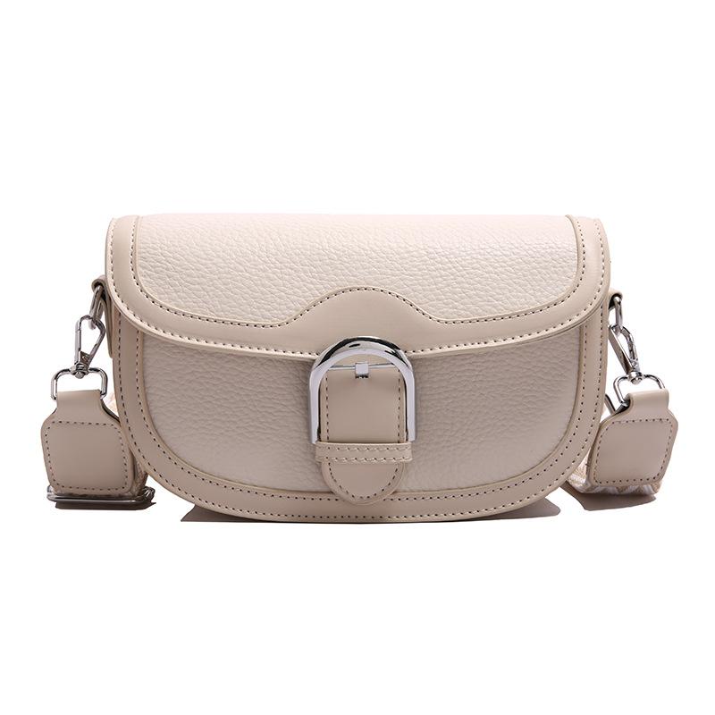 This year, it is popular, versatile, retro, high-end, saddle bags, fashionable and casual temperament, simple commuting style, messenger bags, women.