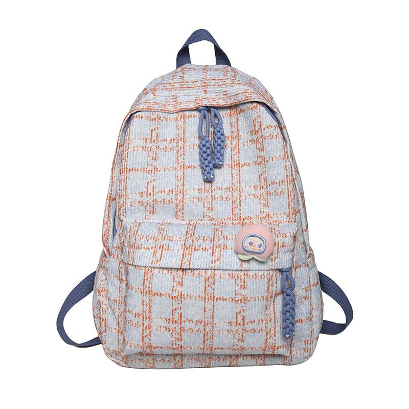 Backpack girl junior high school student casual backpack sweet cute schoolbag lightweight backpack