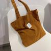 Lässige Faltbare Cord Einkaufstasche Hohe Qualität Umweltfreundlich Wiederverwendbar Lebensmitteleinkaufstasche Handtasche Leichte Schultertaschen