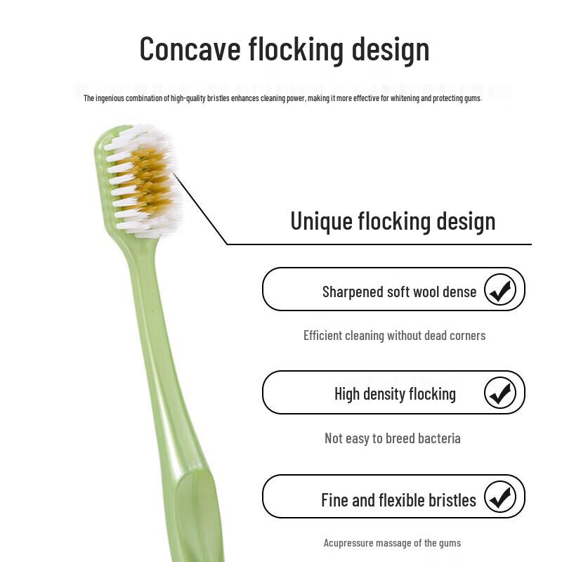 Dr. Bai Huanhai Soft Bristle Toothbrush 2-Pack