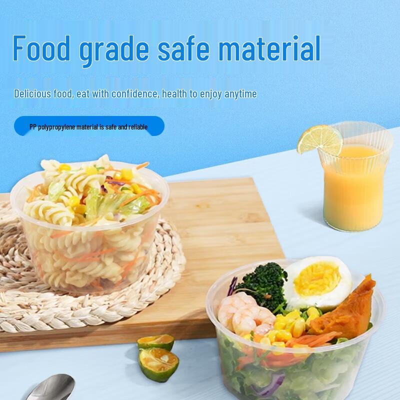 

Miaojie Food Grade Round Disposable Meal Prep Containers