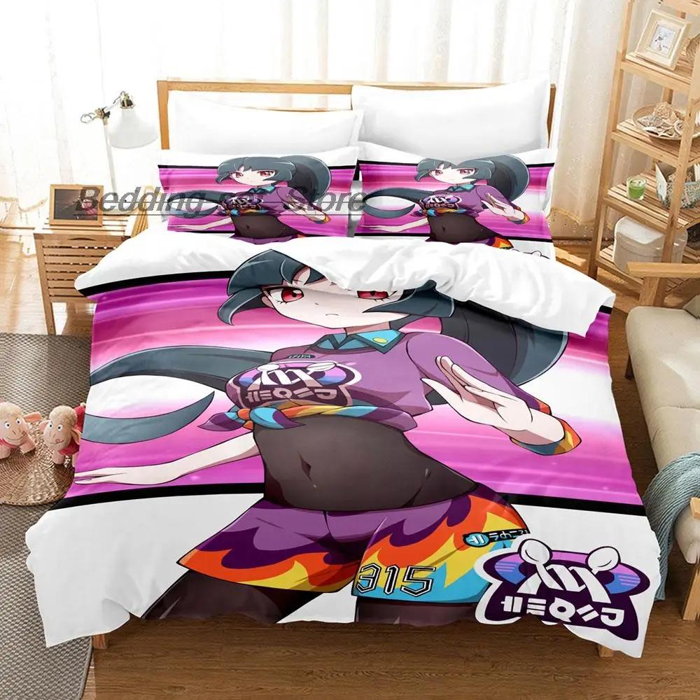 Kawaii Marnie Bedding Set Single Twin Full Queen King Size Bed Set Aldult Kid Bedroom Duvetcover Sets 3D Anime Bed Sheet Set