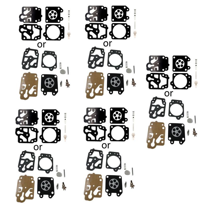 10Sets/1Set Carburetor Carb Rebuild Shadow Gasket Diaphragms Repair For 26cc 33cc 43cc 49cc 52cc Motorbike Dirt Pit Bike Durable