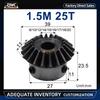 Bevel Gear 1.5M 25T Bore 8mm 10mmKeyway4 12mmKeyway4 14mmKeyway5 15mmKeyway5 16mmKeyway5 17mmKeyway5 18mmKeyway6 90 Degree