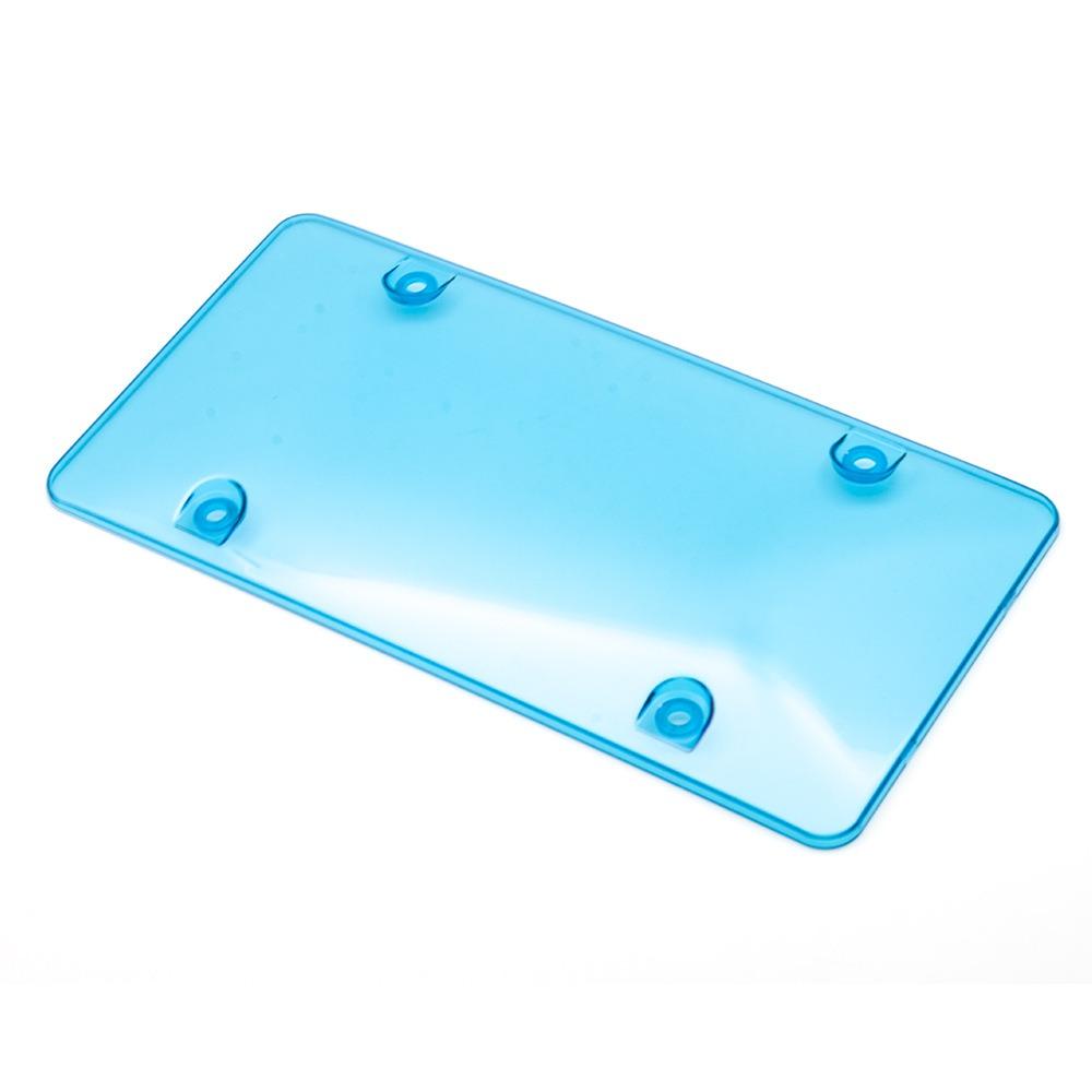 

Car Supplies Transparent License Plate Privacy Cover ABS Camera Blocker Registration Plate Holder License Plate Frame синій