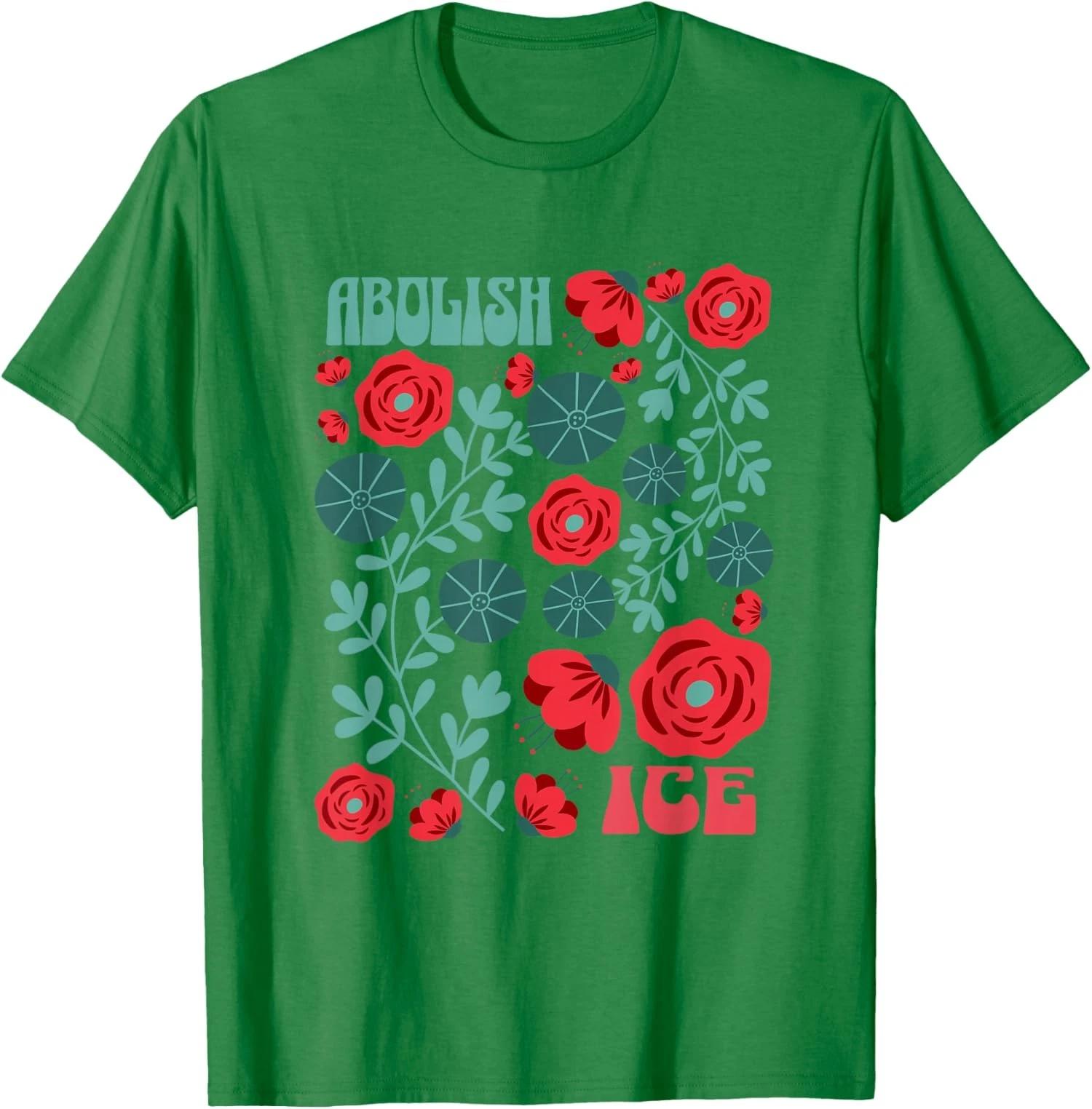 Abolish Ice Subtle Protest Resist Support Immigrants Unisex T-Shirt XL