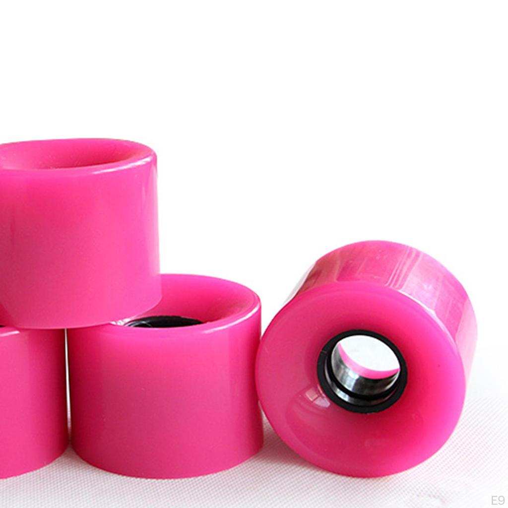 4 Pack Durable Roller Skate Wheels, with Bearings Installed Outdoor Wheels for Double