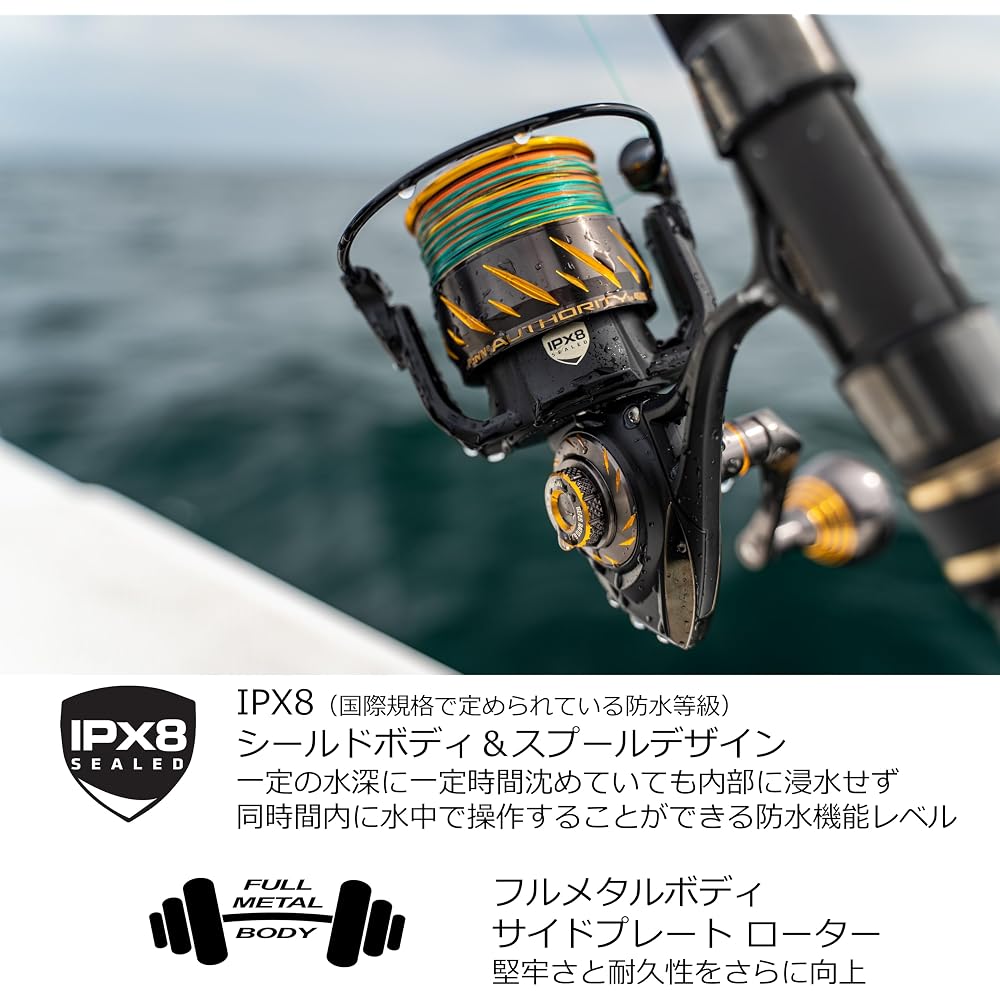 Penn Authority 3500 Spinning Reel Offshore Jigging Fishing Reel 3500 Series