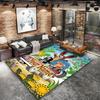 Animal Friends Garden Custom Name Carpet Rug For Living Room Bedroom Home Sofa Decoration Kids Play Nonslip Floor Mat