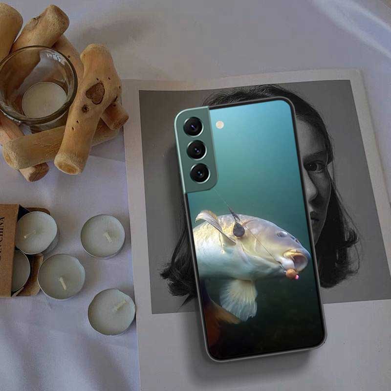Carp Fishing Fish Phone Case For Samsung A15 A25 A35 A55 Galaxy A70S A50S A30S A30 A40 A71 A51 A41 A31 A21 A11 A01 A20S A10S A20