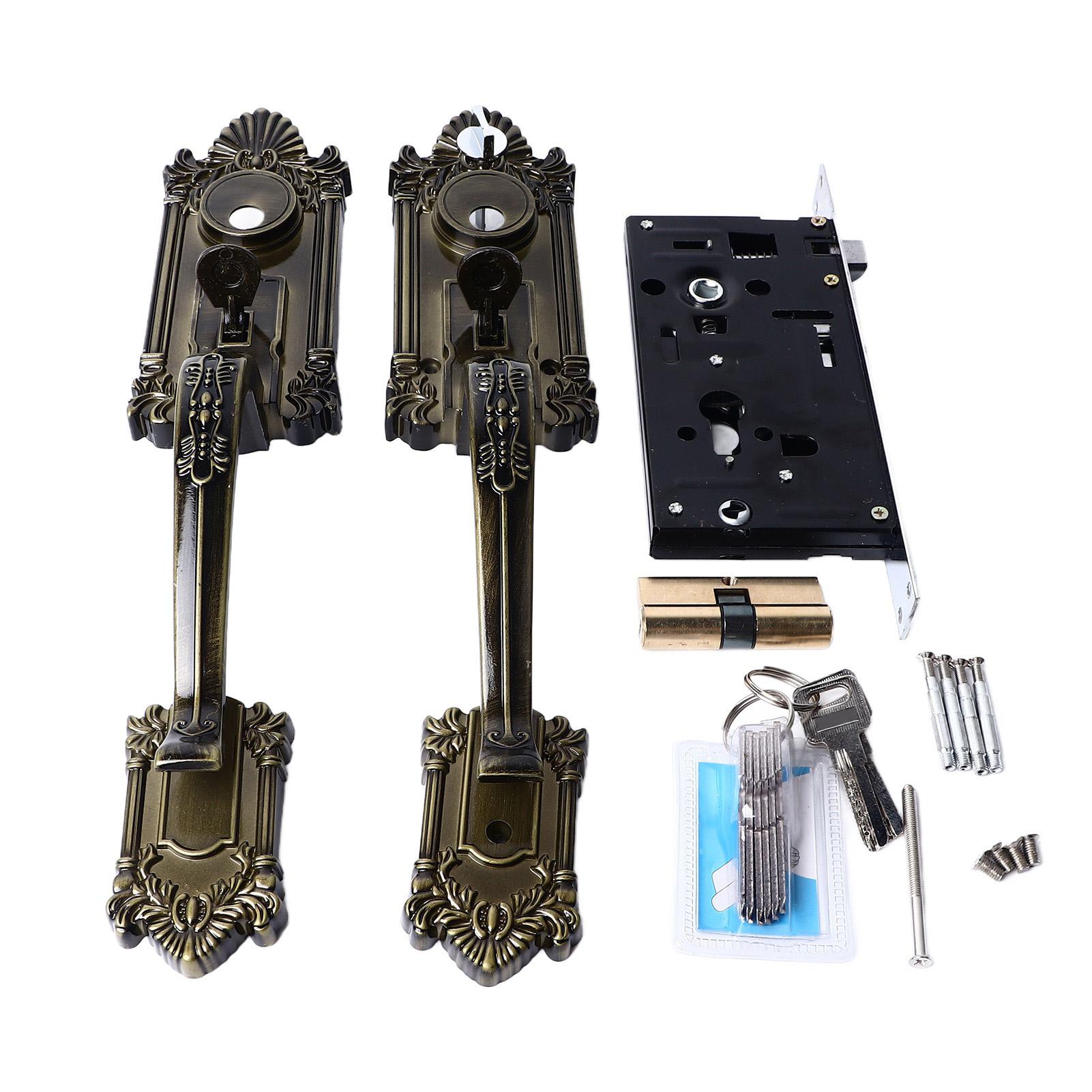 

Дверная ручка в европейском стиле Ретро ручка для двери спальни гостиной в европейском стиле Замок в форме банта