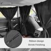 3PCS Car Window Shades,Car Privacy Window Cover For Rear Window & Partition,95% Strong Shading Car Sunshade For Baby,Universal CCar Accessories