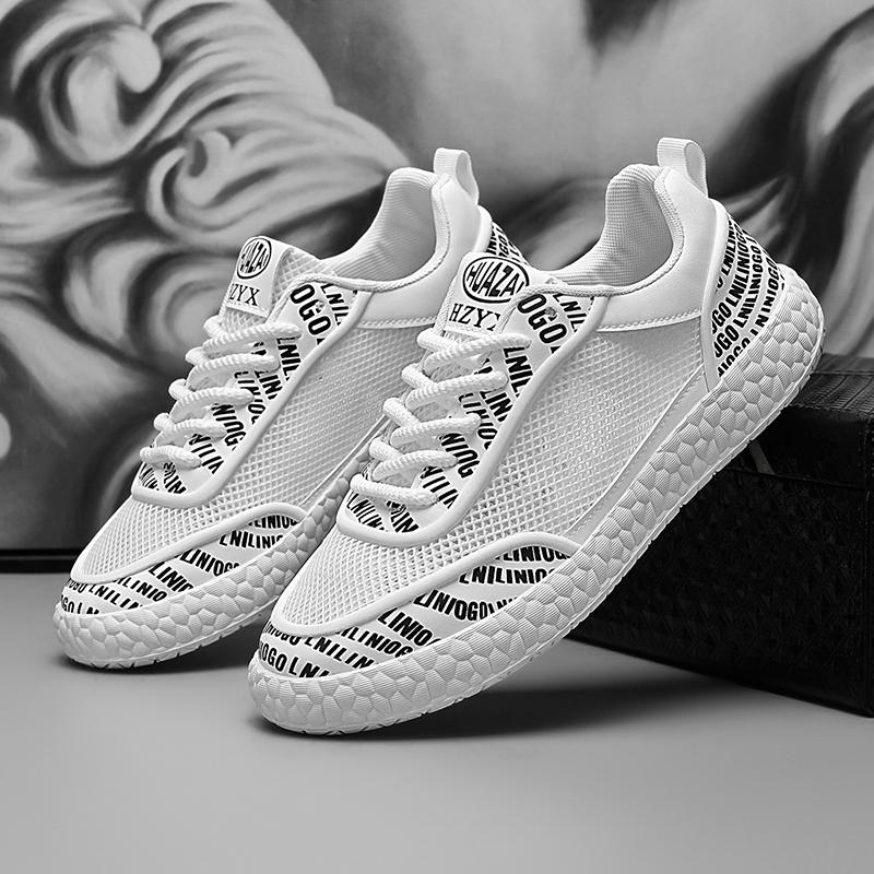 Summer Breathable Men Casual Shoes Outdoor Mesh Platform Walking Sneakers Lightweight Shoes Athletic Tennis Jogging Sport Shoes