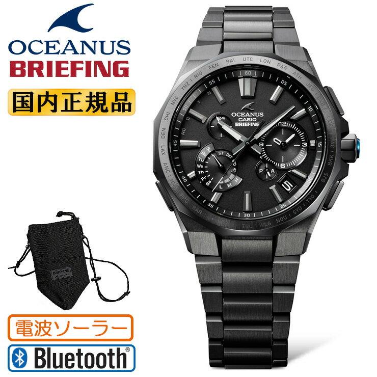 

CASIO OCEANUS BRIEFING Співпраця Класична Лінія OCW-T6000BR-1AJR Повністю Чорний Радіохвильовий Сонячний Зв язок зі Смартфоном Титановий Легкий Хронограф Обмежений