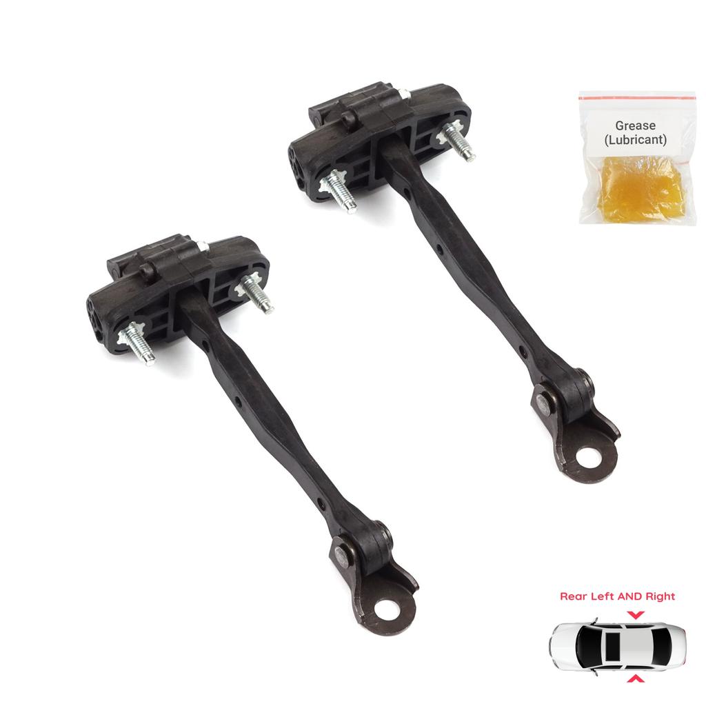 BDP1235-1 2 Pieces Rear Door Hinge Stop Check Strap Limiter for Vauxhall Opel Astra K B16 Crossland X Cruze 2016-2019 Buick Verano 13456270