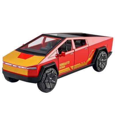 Scala 1/32 Tesla Truck Lega Simulazione Cyber Iron Modello di Auto Giocattolo Diecast Veicoli Decorazione Auto Pickup Uomo Bambino Ragazzi Giocattoli Regali di Natale