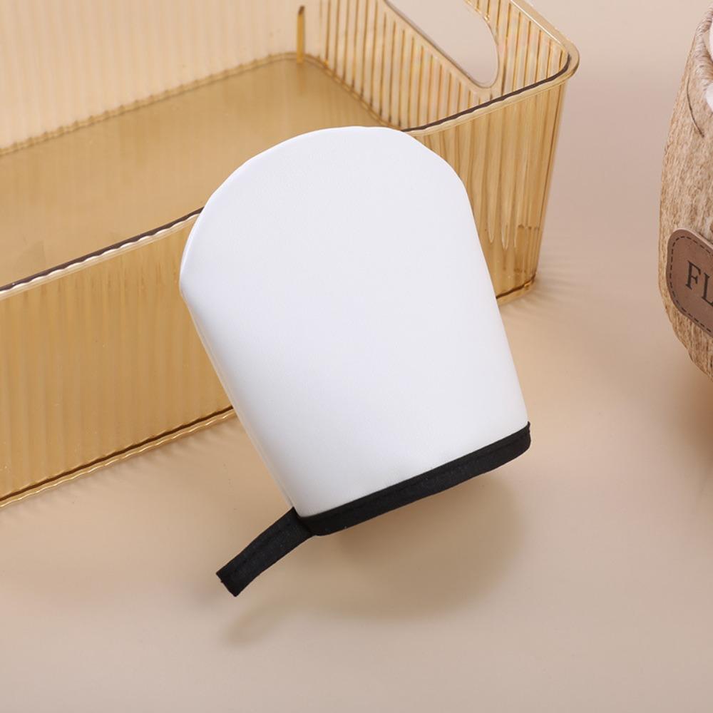 

Double-Sided Self-Tanning Mitt PU Leather Makeup Applicator New Body Lotion Gloves for Lazy People белый