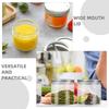 4Pcs 250Ml Mini Clear Plastic Jar with Silver Aluminum Wide-Mouth Lid for Tea Candy Spices Dry Food Kitchen Storage Travel Craft