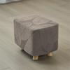 1PC Leaves Jacquard Ottoman Cover Elastic Dustproof Sofa Footrest Slipcovers Anti-slip Footstool Protector Cover for Living Room