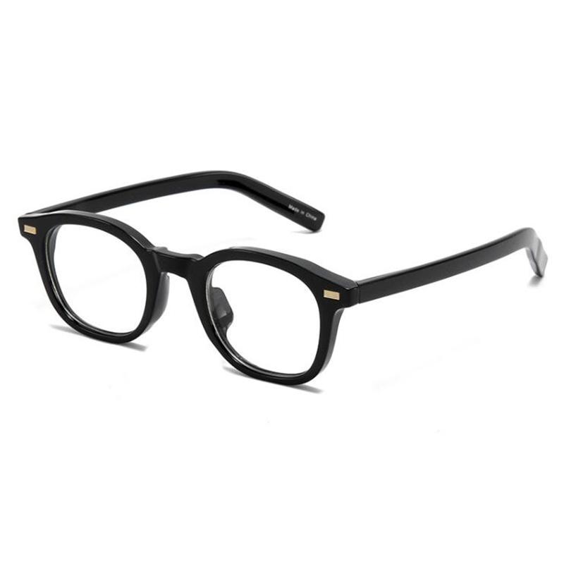 Blue Light Blocking  Oval Myopia Glasses With Degree Black Frame Computer Optical Spectacles Prescription 0 -0.5 -0.75 To -6