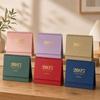 Morandi Color 2027 Desk Calendar Paper Flip Calendar Durable Academic Planner  Desktop Decoration
