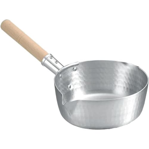 Aluminum Yukihira Pot with a Crow Rim, Left-handed, 18cm, AP-41318