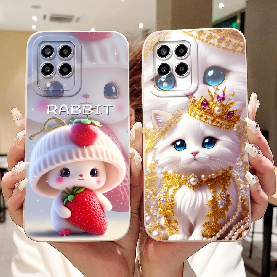 For Samsung Galaxy M33 5G Case SM-M336B Luxury Candy Painted Cover Soft TPU Phone Case For Samsung M33 M 53 Galaxy M53 5G Fundas