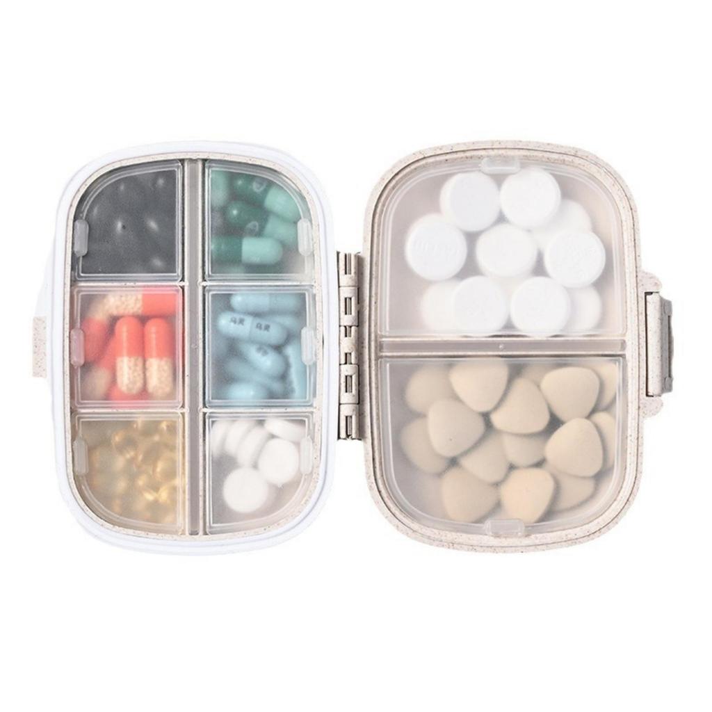 Boîte de rangement de médicaments portable, résistante à la lumière et à l'humidité, populaire, respectueuse de l'environnement et de petite taille.