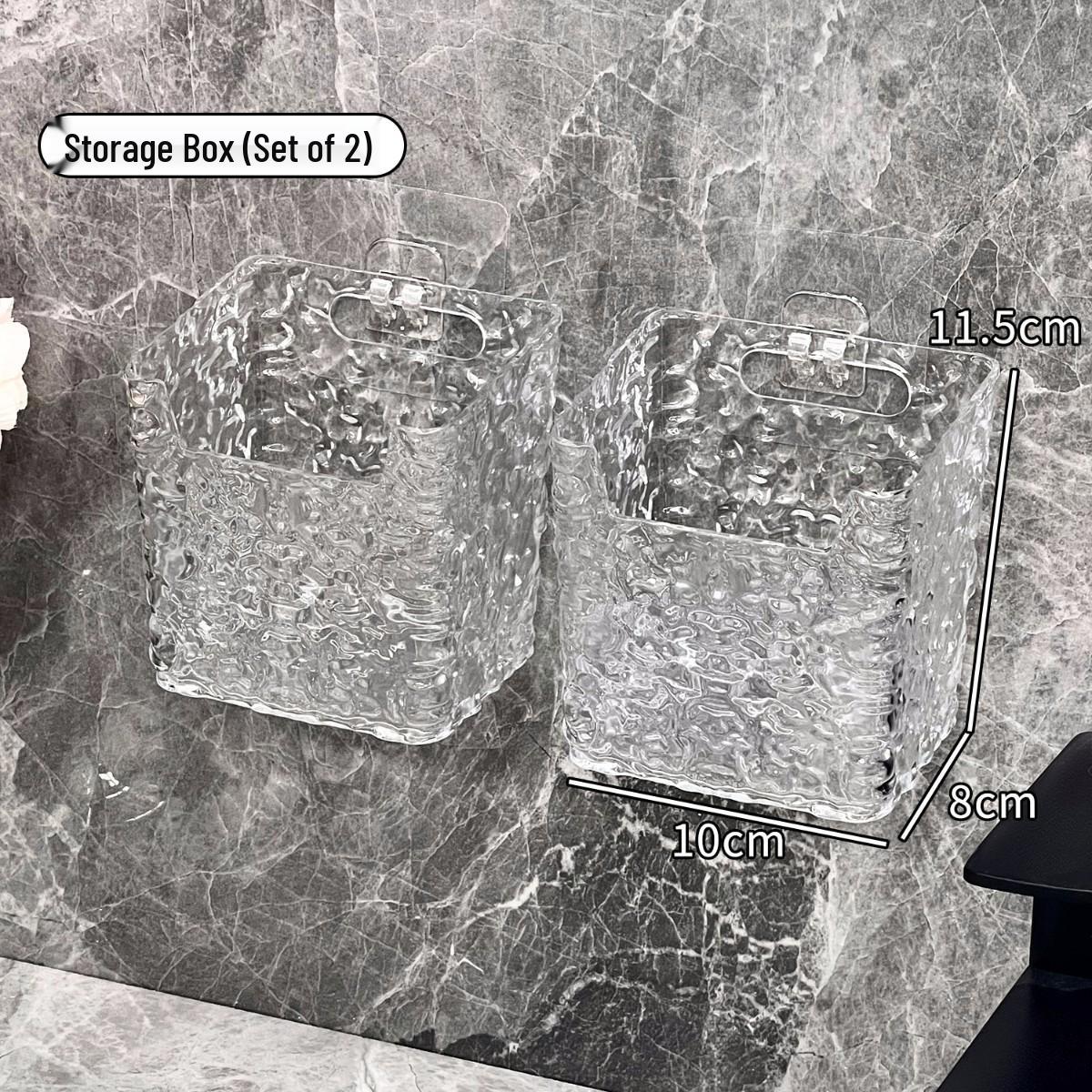 

Настенный держатель для мочалки и зубных щеток - Безударный ящик для хранения