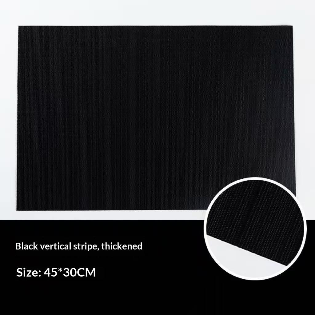 European-style hotel Western PVC placemat, washable Teslin placemat, solid color, waterproof, non-slip, heat-resistant, 45*30CM.