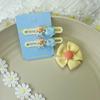 Kids' Cute Blue Bear Heart Hair Clip & Bow