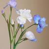 Alice Iris Artificial Flowers - Nordic Style Home & Hotel Decor, Soft Arrangement for Photography Background