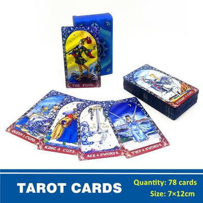 Tarotkaarten Blauw Plastic Met Gidsboek
