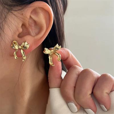Design Doce e Estilo Cool Brincos de Laço Joias Simples Elegantes Femininas Presentes Dropshipping